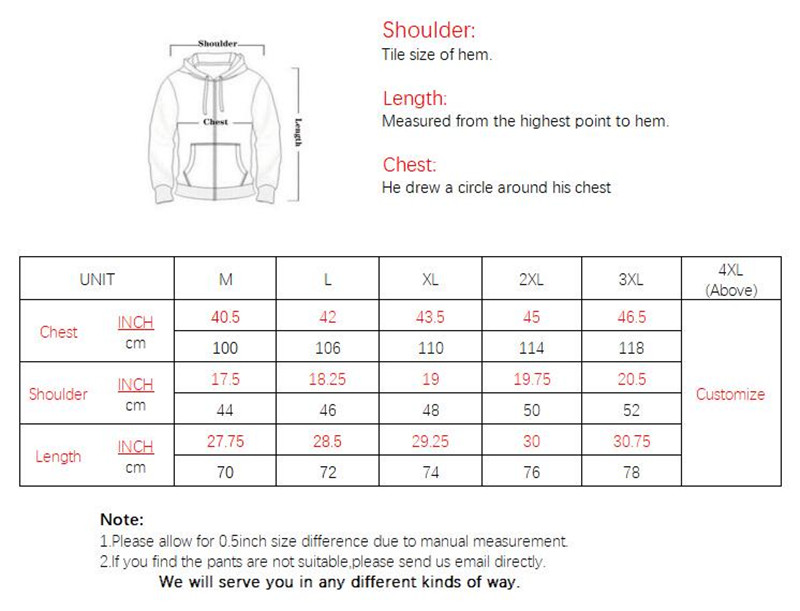 M037 TOP SIZE CHART