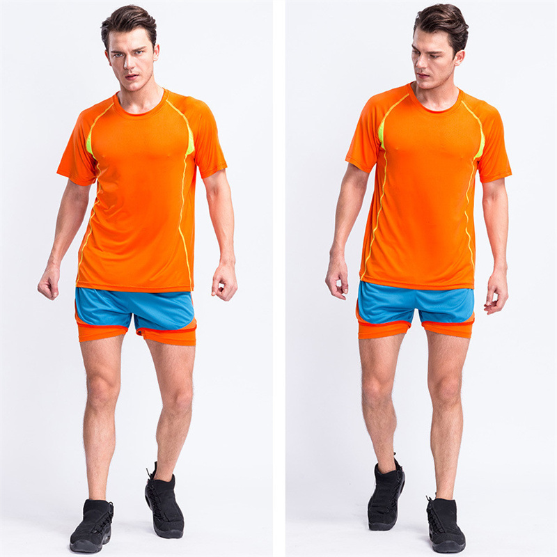 SKU-05-橙色短裤_翠蓝裤